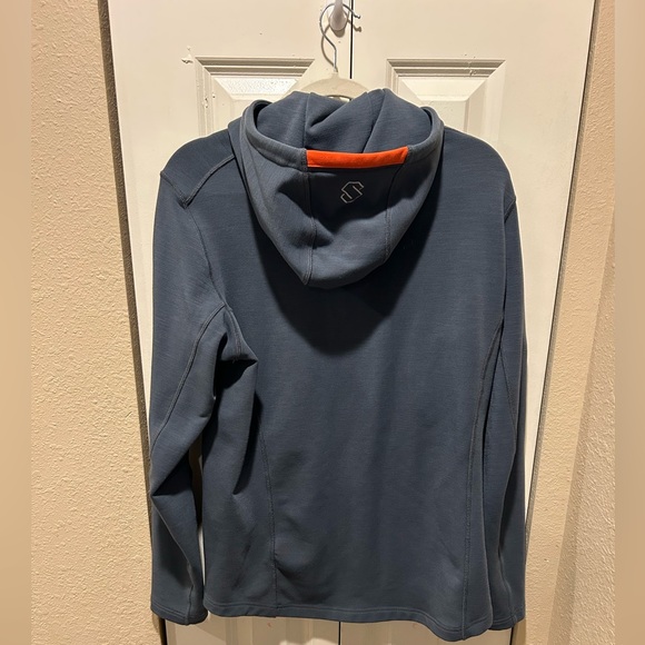 Stellar Guide Merino Mid Hood Hoodie Gray , Large - Picture 8 of 13